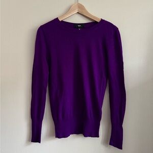 Mossimo Purple Crewneck Sweater Size Medium Long Sleeve Knit